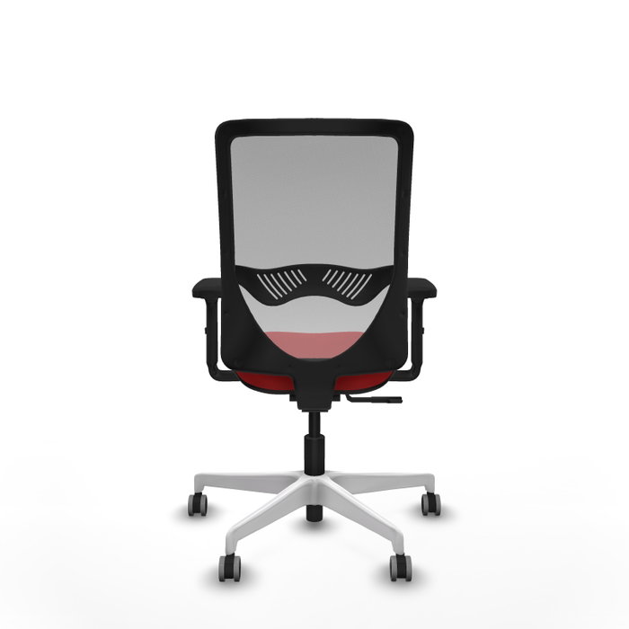 PIQUERAS Y CRESPO Silla de oficina Zulema con mecanismo Sincro, Rojo y Gris PIQUERAS Y CRESPO Silla de oficina Zulema con mecanismo Sincro, Rojo y Gris