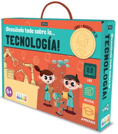 Puzle 3D Y Libro Sassi Manolito Books Descubrelo Todo Sobre La Tecnologia 75 Piezas (+6 Años)