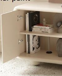 DKD Home Decor Mesita de Noche Moderna Blanco 1 Puerta 40 x 55 x 45 cm