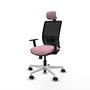 PIQUERAS Y CRESPO Silla de oficina Yunquera Rosa con mecanismo Sincro/Traslack