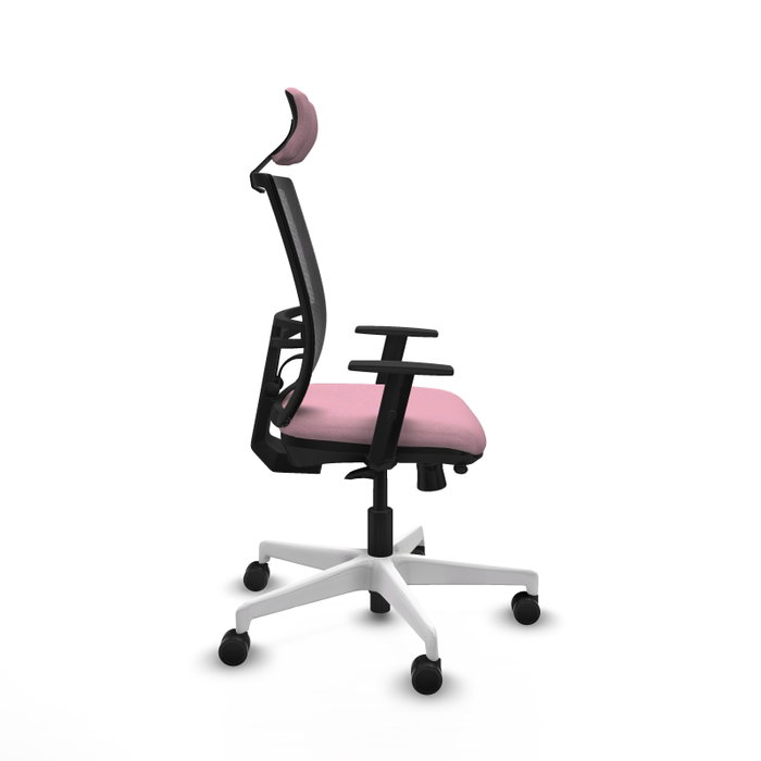 PIQUERAS Y CRESPO Silla de oficina Yunquera Rosa con mecanismo Sincro/Traslack PIQUERAS Y CRESPO Silla de oficina Yunquera Rosa con mecanismo Sincro/Traslack