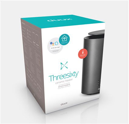 Duux DXCH09 Calefactor Threesixty 2 Ceramic Gris 1800W