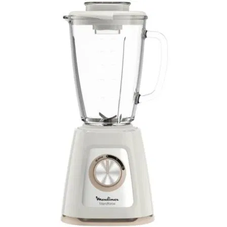 Moulinex Batidora de vaso Blendforce LM430A10 - 800W, Jarra de Cristal Termorresistente 1.75L
