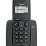 Gigaset A116 Teléfono Inalámbrico Negro con Identificador de Llamadas