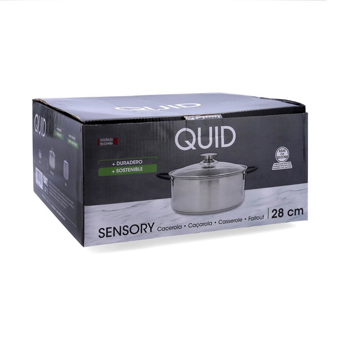 Quid Cacerola Sensory de Acero Inoxidable 28 cm - 7,8 L Quid Cacerola Sensory de Acero Inoxidable 28 cm - 7,8 L
