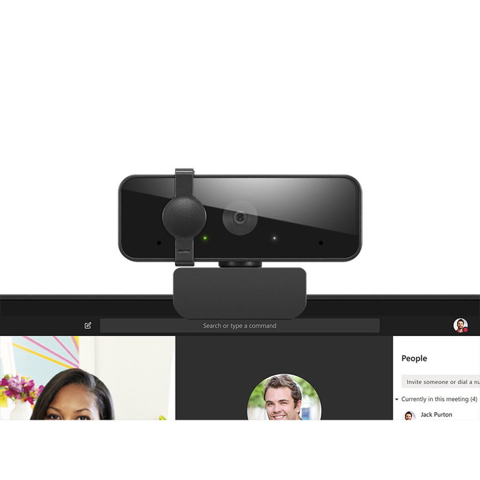 Lenovo Essential FHD Gen2 Webcam 1920 x 1080 Full HD Negro Lenovo Essential FHD Gen2 Webcam 1920 x 1080 Full HD Negro