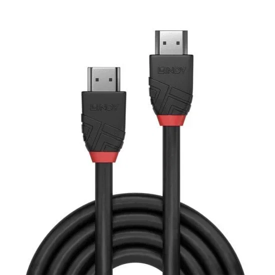Lindy 36771 Cable HDMI 2.1 48 Gbit/s 8K@120Hz 1m Tipo A Macho Negro - Alta Velocidad Ultra HD 4K