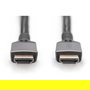 Digitus Cable HDMI Premium Nylon 3m 8K 60Hz, HDMI 2.1, 7680x4320, HDR, 48Gbps