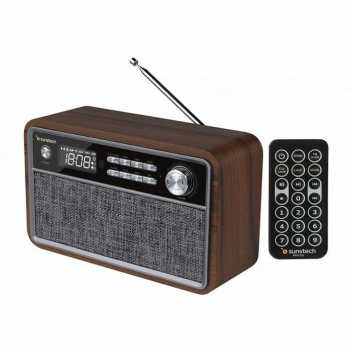 SUNSTECH Radio Retro RPBT500 Madera