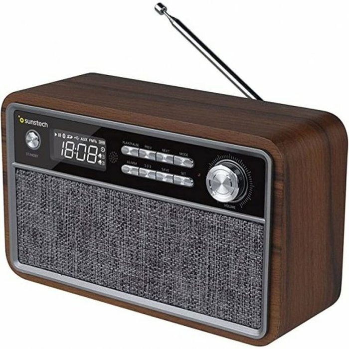 SUNSTECH Radio Retro RPBT500 Madera