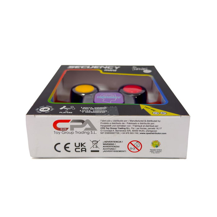 Tachan Juego de Memoria de Bolsillo Modelo 1 con 4 Luces de Colores para +3 Años