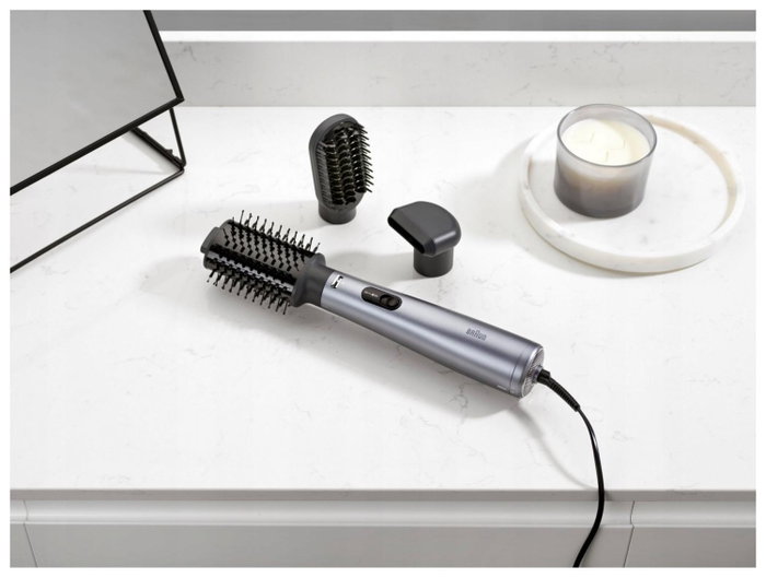 Braun Haircare Airstyler AS 4.3 Negro y Plata