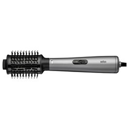 Braun AS 4.3 Airstyler - Cepillo de Aire Caliente, 1000W, Negro y Plata, 3 Posiciones