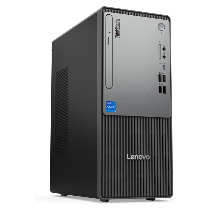 Lenovo ThinkCentre Neo 50t Tower Gen 5 PC de Sobremesa, Intel Core i5-14400 16 GB DDR5 512 GB SSD M.2 NVMe, Sin Sistema Operativo, Torre Negra
