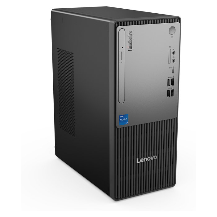 Lenovo ThinkCentre Neo 50t Tower Gen 5 PC de Sobremesa, Intel Core i5-14400 16 GB DDR5 512 GB SSD M.2 NVMe, Sin Sistema Operativo, Torre Negra