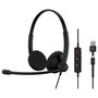 EPOS Impact 100 UC Stereo USB-C+A Negro