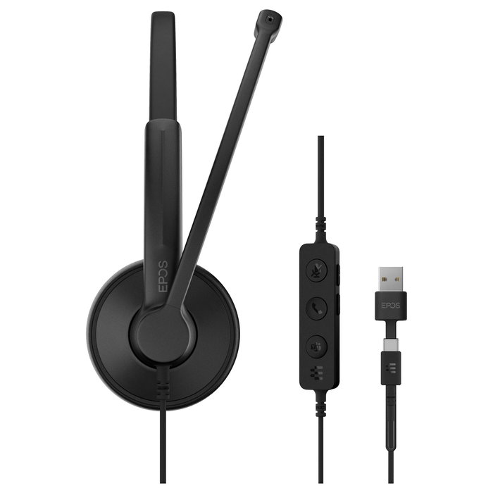 EPOS Impact 100 UC Stereo USB-C+A Negro EPOS Impact 100 UC Stereo USB-C+A Negro
