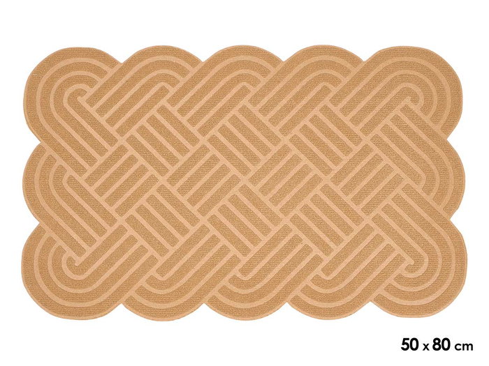 GIFTDECOR Felpudo de Nudos Marrón 50x80cm GIFTDECOR Felpudo de Nudos Marrón 50x80cm