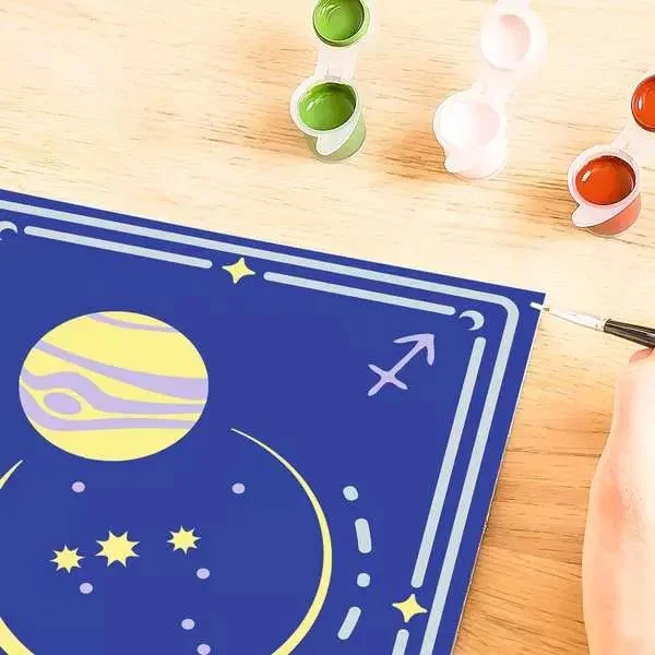 Ravensburger Kit de pintura por números CreArt Serie Trend D Zodiac: Sagitario