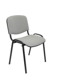 Silla Piqueras Y Crespo Alcaraz Confidente Apilable Asiento Tapizado Aran Gris Pack De 1