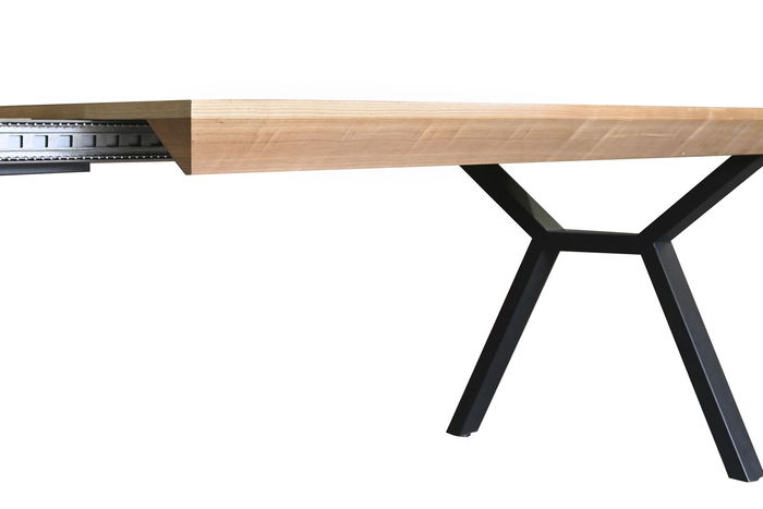 DKD Home Decor Mesa Comedor Marron Negro Metal MDF 200 x 100 x 75 cm