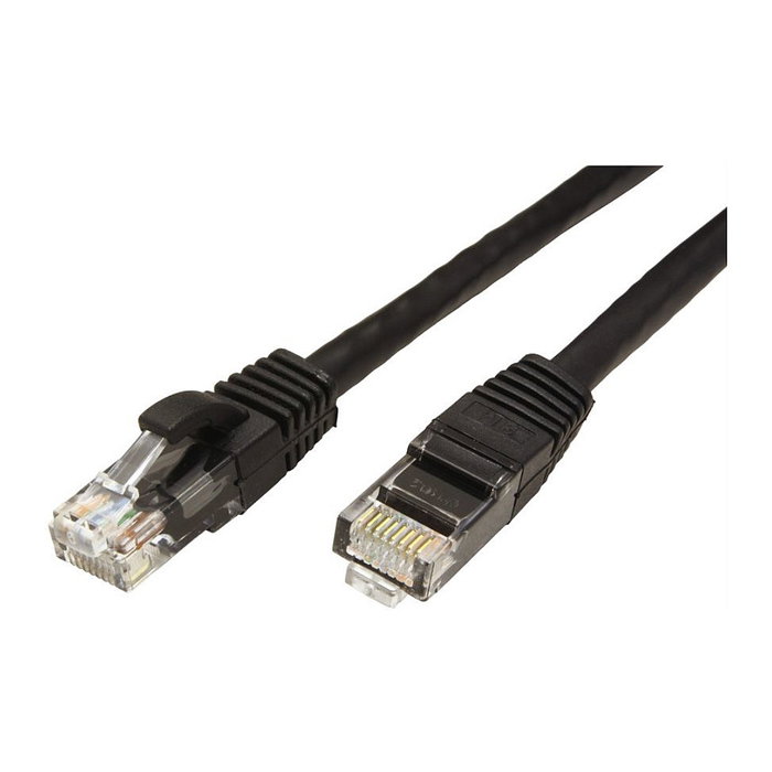 VALUE Patch Cable Cat.6A (Class EA) UTP RJ45 0.3m 10Gbps Negro 21.99.1464