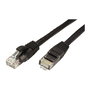VALUE Patch Cable Cat.6A (Class EA) UTP RJ45 0.3m 10Gbps Negro 21.99.1464