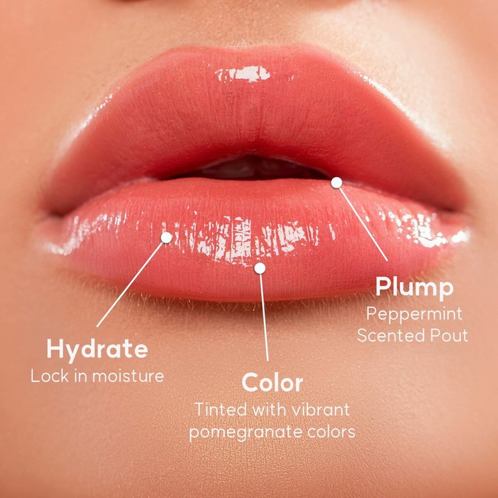Frudia Bálsamo Labial Pomegranate con Color y Volumen, 10 ml Frudia Bálsamo Labial Pomegranate con Color y Volumen, 10 ml