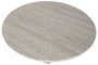 DKD Home Decor Mesa Redonda de Comedor Granito y MDF Gris