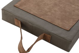 DKD Home Decor Cojín Suelo Terraza Y Jardin Verde 40 x 25 x 4 cm