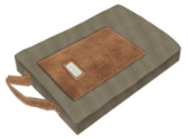 DKD Home Decor Cojín Suelo Terraza Y Jardin Verde 40 x 25 x 4 cm