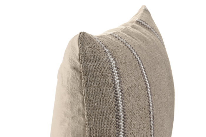 DKD Home Decor Cojín Algodón Velvet Natural 45x45 cm