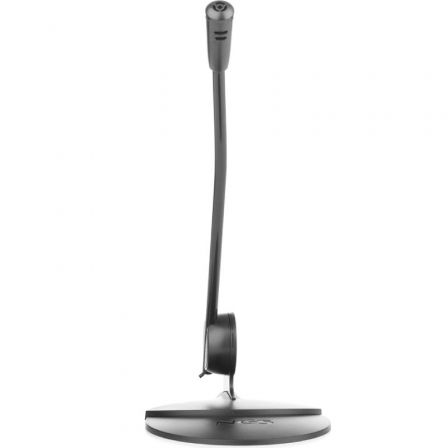 Ngs Microfono sobremesa MS 102, Microfono de condensador con doble peana de sujeccion para escritorio y monitor Ngs Microfono sobremesa MS 102, Microfono de condensador con doble peana de sujeccion para escritorio y monitor