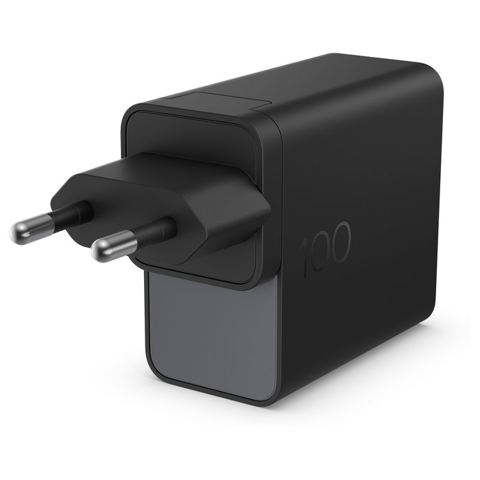 HP Cargador de pared GaN USB-C 100W Negro