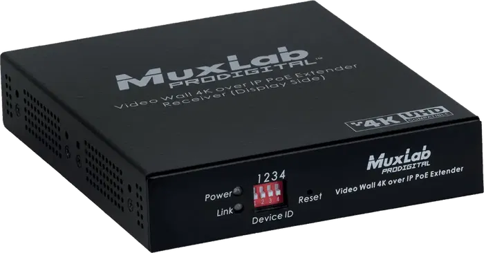 MUXLAB Receptor HDMI 4K sobre IP, 100m, Compatible con PoE, JPG 2000, Latencia 33ms MUXLAB Receptor HDMI 4K sobre IP, 100m, Compatible con PoE, JPG 2000, Latencia 33ms
