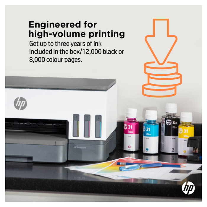 HP Smart Tank 7005 Multifunción Inyección de Tinta Color A4 Gris/Blanco