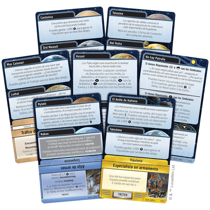 Fantasy Flight Games Star Wars: El Borde Exterior Juego de Mesa para 1-4 Jugadores