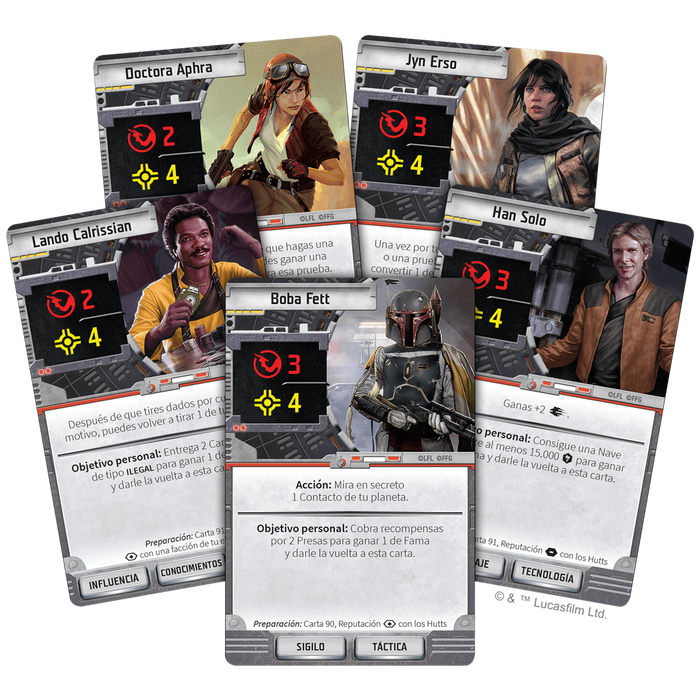 Fantasy Flight Games Star Wars: El Borde Exterior Juego de Mesa para 1-4 Jugadores