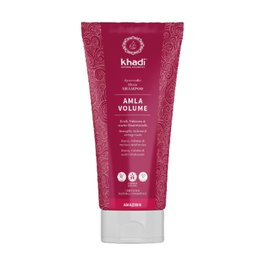 Khadi Champú Amla Volumen 200ml - Fortalece el Cabello y Aporta Vitalidad, Ideal para Canas
