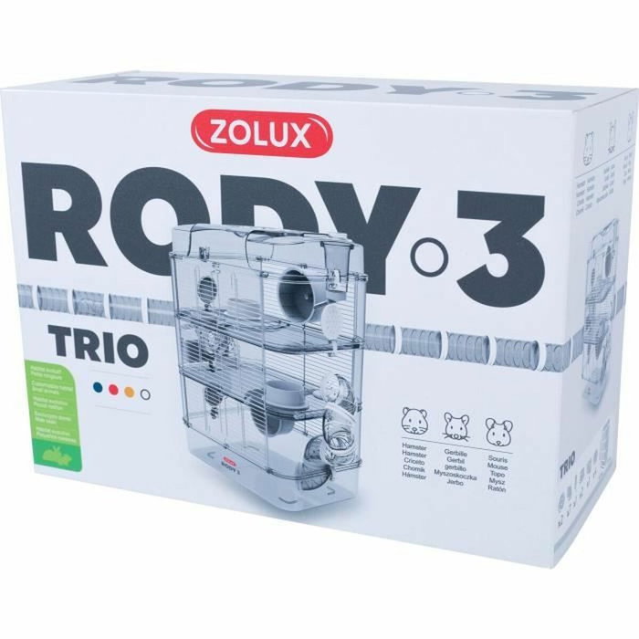 Zolux Jaula Rody3 trio de 3 niveles Blanco Zolux Jaula Rody3 trio de 3 niveles Blanco