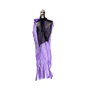atosa Figura Colgante Esqueleto Halloween con Capa Larga Morada 125x67 cm