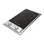 Candy Vitroceramic Hob Idea CH32XK 2 Foyers L 30cm Acero Inoxidable