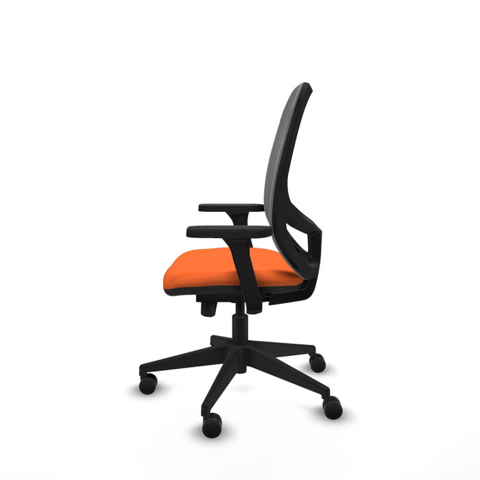 PIQUERAS Y CRESPO Silla de oficina Cilanco Naranja y Gris