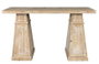 DKD Home Decor Consola Neoclasico Natural Madera y MDF 40 x 90.5 x 160 cm