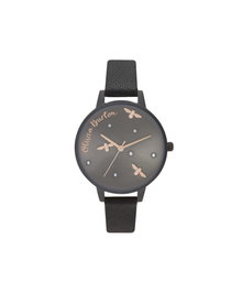 Olivia Burton OB16PQ02 Pearly Queen Negro