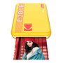 Kodak Mini 3 Retro 4Pass Fotodrucker, Impresora de Fotos Instantáneas Móvil Cuadrada Amarilla, Papel Incluido, LCD 1.7", Resistente al Agua