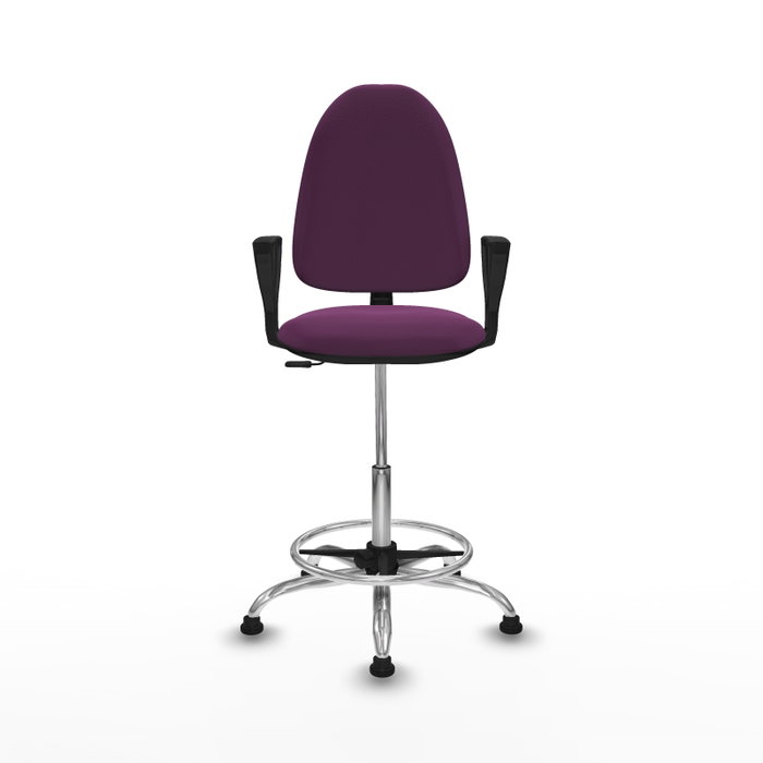 PIQUERAS Y CRESPO Taburete Aýna Morado con Mecanismo de Contacto Permanente PIQUERAS Y CRESPO Taburete Aýna Morado con Mecanismo de Contacto Permanente