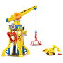 Spin Master Rubble & Crew Baupfoten Hof - Juego de Construcción con Grúa, Excavadora, Figura Rubble y Kinetic Sand - Juguete Patrulla Canina para Niños 3+ Años, Multicolor, 6067494