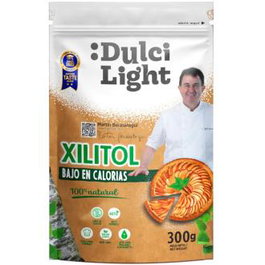 DULCILIGHT Xilitol Abedul 300Gr Bajo en Calorías Apto para Diabéticos Vegano Keto Friendly