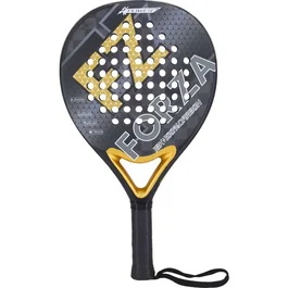 FZ FORZA Brace Power Pala de pádel Grafito tejido 18K Semirrugosa Espuma EVA dura Diamante Negra